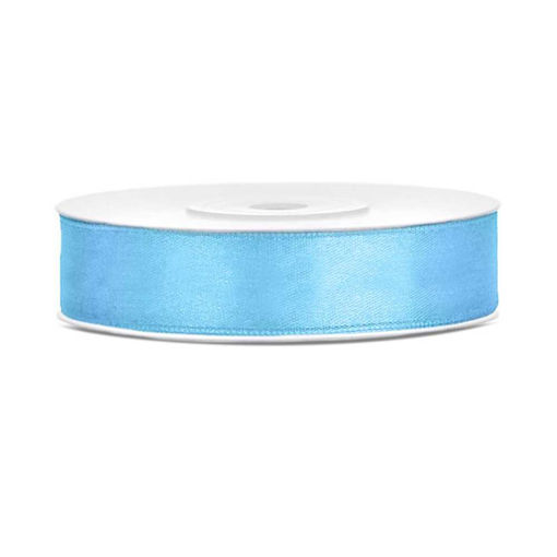 Picture of SATIN RIBBON SKY-BLUE 12MM PER METRE